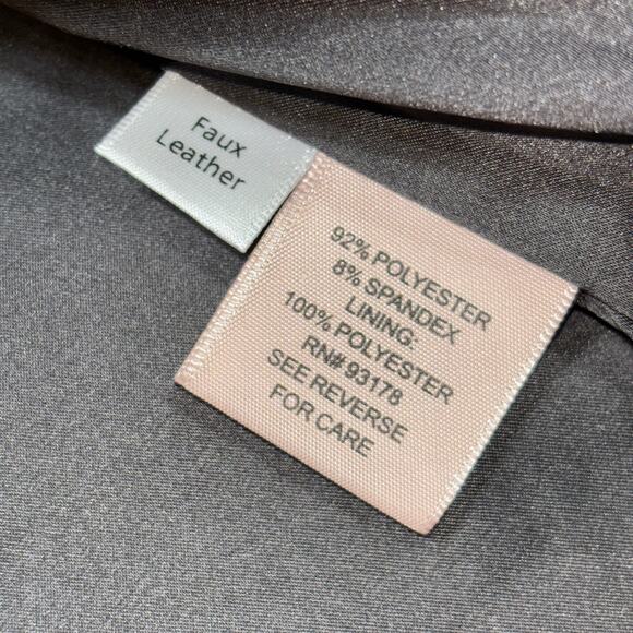 Philosophy Faux Suede Jacket S Black Minimalist Chic Moto Soft Statement Modern - Picture 4 of 8